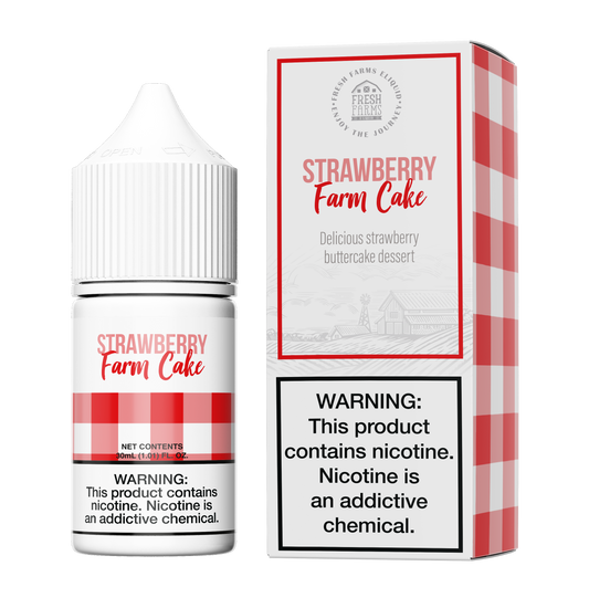 Fresh Farms - Strawberry Farm Cake Salt 30 ML